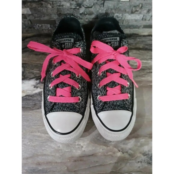 Converse Reflective Womens Sz 6 Chuck Taylor Zebra LaceUp Athletic Sneaker - Picture 1 of 8